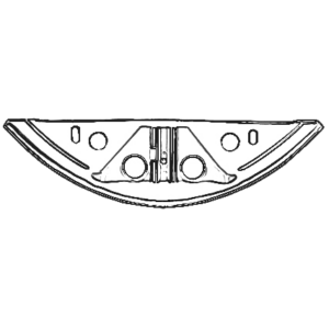 Tôle de réparation de partie intérieure de capot arr -63