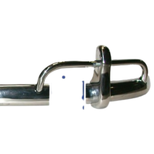 Pare-choc arrière style US chromé WOLFSBURG WEST 1200 -7/73 et 1300 -7/67 US