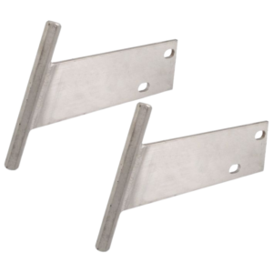 Set de 2 T-barres hexagonaux en alu avant ou arrière 1300-1600 8/67-7/74