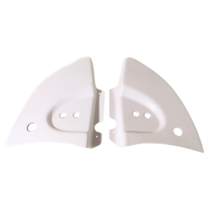 Set de 2 caches armature blancs cabriolet 8/67-