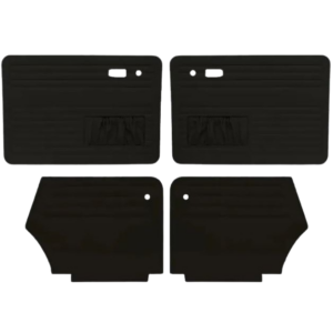 Jeu de 4 panneaux de portes avec vide poche noirs 73-79 TMI