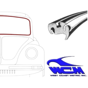 Joint de pare brise pour moulure métallique 1303 cabriolet Europe WCM