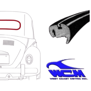 Joint de lunette arrière cal look 64-6/74 WCM