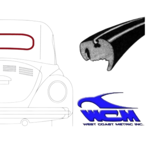 Joint de lunette arrière cal look 7/74- WCM