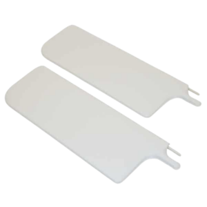 Set de 2 pare-soleil TMI blanc sans miroir 65-72 (sauf 1303)