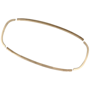 Cadre de vitre arrière 6/74- (en bois)