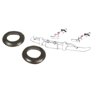 Set de 2 joints sur protection de patte de pare-chocs 58-71