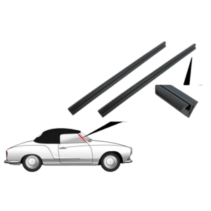 Set de 2 joints sur montants de pare-brise de Karmann Ghia cabriolet 57-74