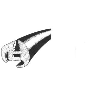 Joint de vitre arrière cal look 56-74 WCM