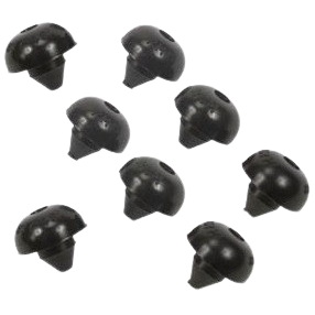 Set de 8 plots anti-vibration de vitre de porte