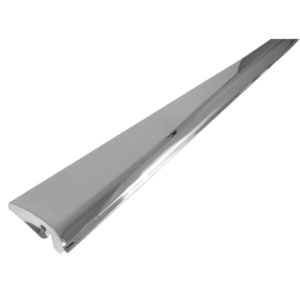 Set de 2 marchepieds en inox polis lisses