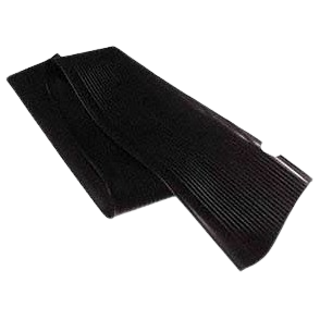 Caoutchouc de marchepied droit noir