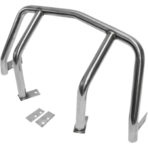 Pare chocs avant style Baja en tube en INOX poli