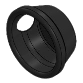 Passe-fil faisceau électrique sous banquette arrière 65-
