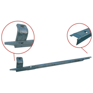 Guide de coulisseau de tour de vitre droit 8/72-