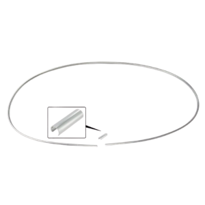 Jonc chromé métallique de lunette arrière pour Coccinelle 3/53-7/57