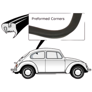 Joint standard de vitre latérale gauche 8/64-