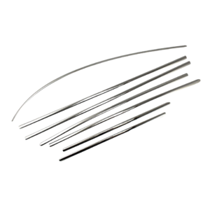 Set de 7 baguettes inox (pour capot sans écusson) 8/62-7/66