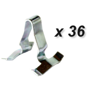 Set de 36 agrafes métalliques pour baguettes -7/66 (pour une auto complète)
