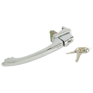 Poignée de porte gauche 8/59-7/65 (avec clefs) pour cox sans loquet de verrouillage de porte