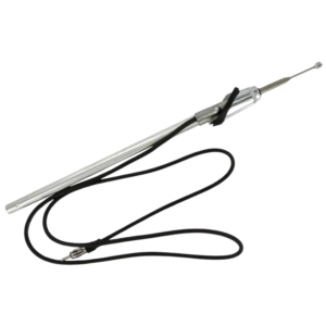 Antenne rétractable 970mm pied chromé 8/66-