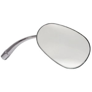 Rétroviseur oval chromé droit (forme identique au gauche) 8/50-7/67