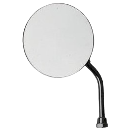 Rétroviseur rond chromé universel gauche ou droit