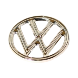 Sigle rond chromé de capot avant 12/60-12/62