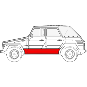 Bas de caisse extérieur gauche