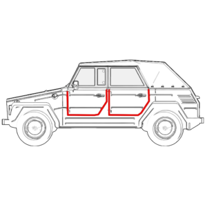 Joint de porte gauche (avant ou arrière)