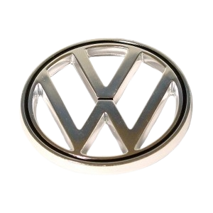 Sigle rond chromé de capot avant 1/63-