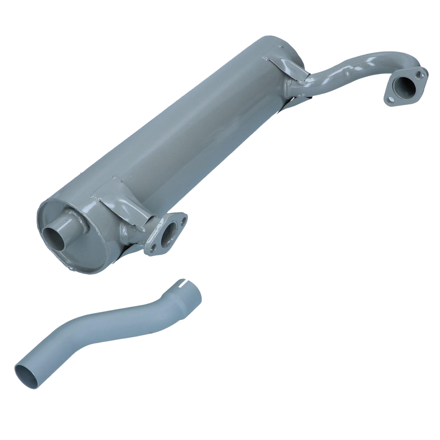 Échappement gauche avec tuyau de sortie