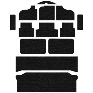 Kit moquette noire (13 pièces) 181 (TMI #301)