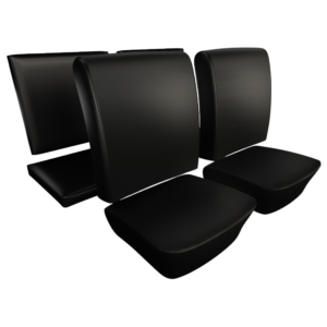 Kit housses de sièges noires TMI pour 181