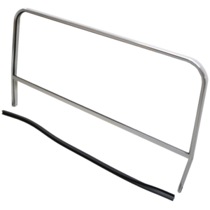 Pare-brise de buggy complet (cadre, joint et vitre) largeur 106 / 106,5 cm