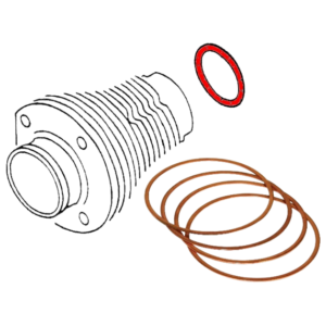 Set de 4 épaisseurs de bas de cylindre 0.60'' (1.524mm)