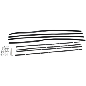 Jeu de 4 lèches vitre à clipser pour kit une glace 8/64-