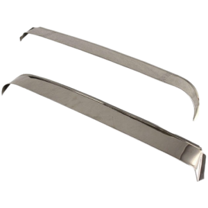 Set de 2 déflecteurs d’air chromés pour vitre de porte avant 8/64-