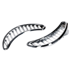 Set de 2 couvres aérations latérales chromées 8/72-