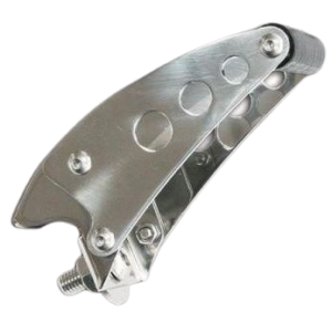 Câle d'entrebaillement Vintage Speed de bas de capot arrière 68- en inox poli