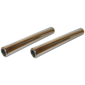 Set de 2 tubes silencieux en INOX 265 mm