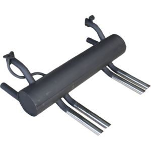 Echappement style Abarth pour pied moulé 30cv