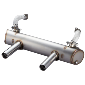 Echappement Vintage Speed avec préchauffage SPORT MUFLER avec 2 sorties pour moteur 13/15/1600cc dans Coccinelle 50-55