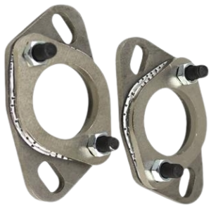 Set de 2 adaptateurs pour flasque 13-1600cc en inox Vintage Speed