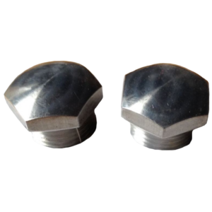 Set de 2 vis inox M18x1.5 pour emplacement sonde sur échappement