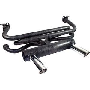 Echappement Motorsport 13/1600cc avec 2 sorties chromées passant à la place des sorties d'origine (Made in Mexico)