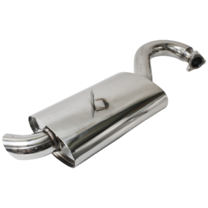 Silencieux SSP MONDO MUFLER en inox poli pour 4 en 1 Merged réf 23281