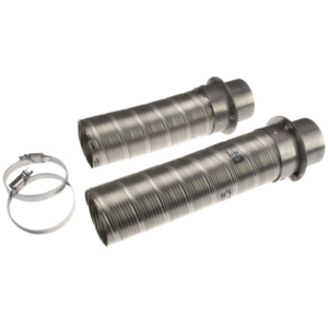 Paire de conduites flexibles avec raccords sur boites de chauffage pour moteur Type 1