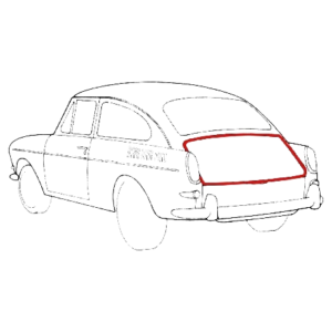 Joint de capot arrière T3 Fastback