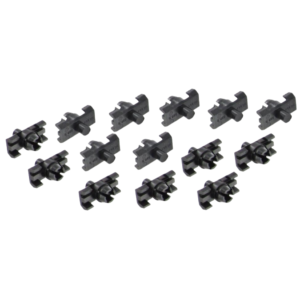 Set de 14 agrafes de baguettes de bas de caisse T3 11/70-